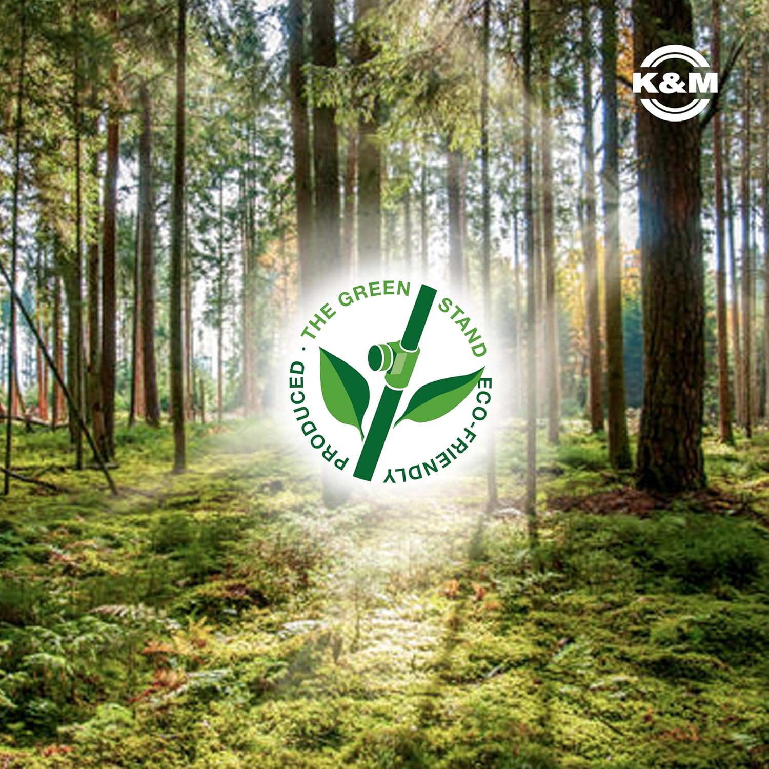 K&M Konig & Meyer 17541.013.55 Guitar Stand | Sturdy Heavy Duty Protective Rubber Covered Adjustable Frame | Folds Flat Portable | Fits Acoustic Guitars | For Adult and Youth Musicians | Black