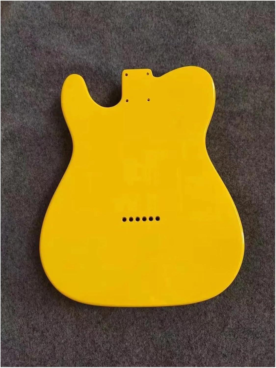 Guitar Body Guitar Replacement Parts Yellow Alder for TL Guitar Body Gloss Finished DIY Replacement Part 6 Strings Alder Assembly 5.56cm Heel