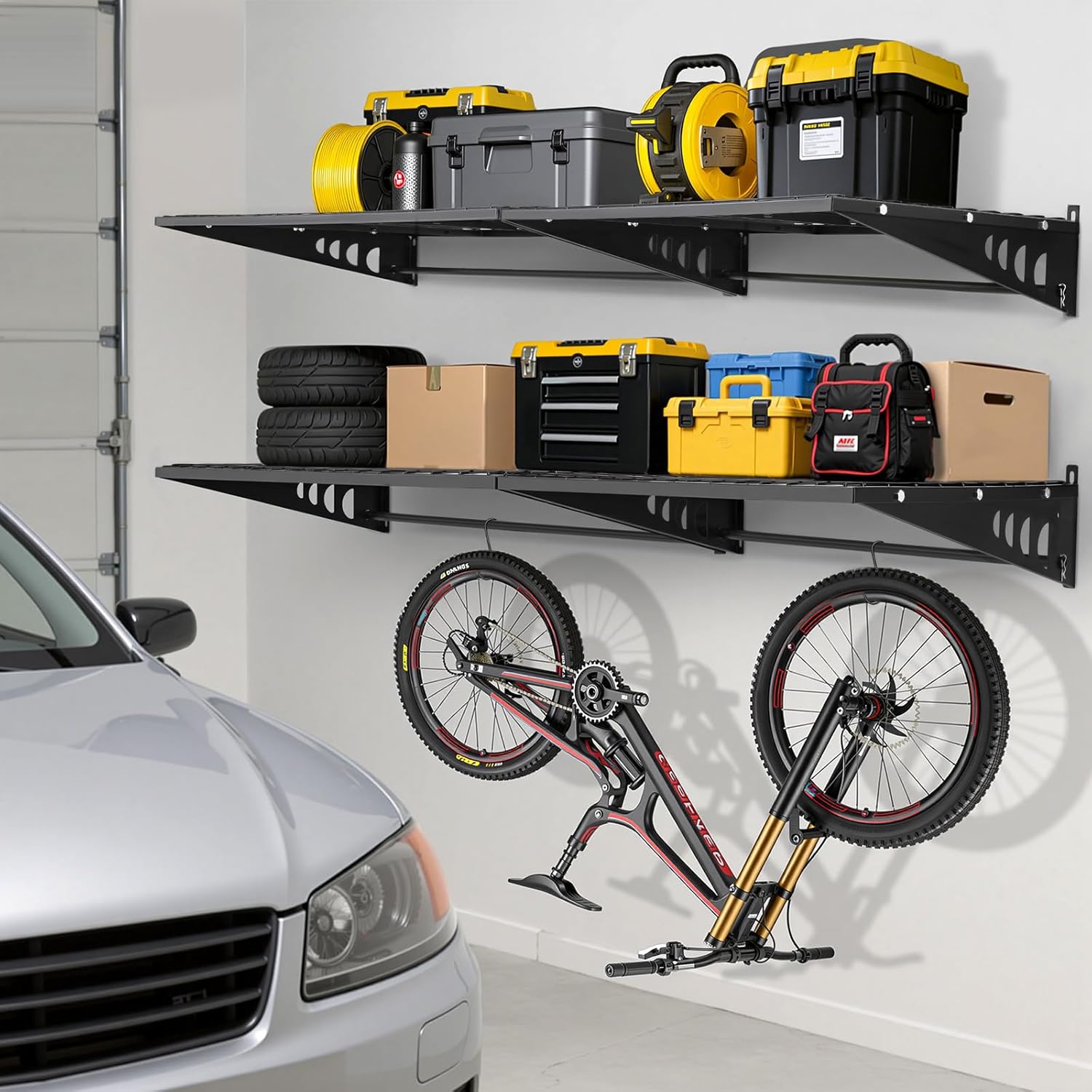 Garage Shelving 2x3ft 4-Pack, Garage Storage Rack 24