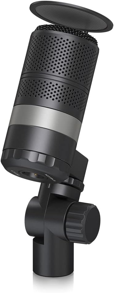 TC-Helicon GoXLR MIC Dynamic Broadcast Microphone with Integrated Pop Filter, Black