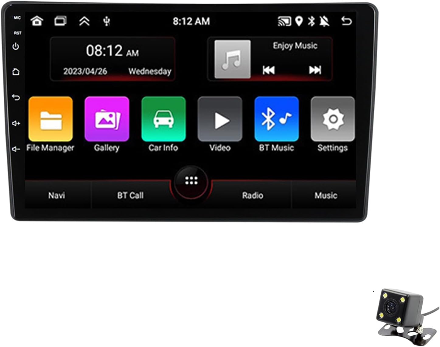 ADMLZQQ Double Din Car Stereo Multimedia with Bluetooth and 10.2