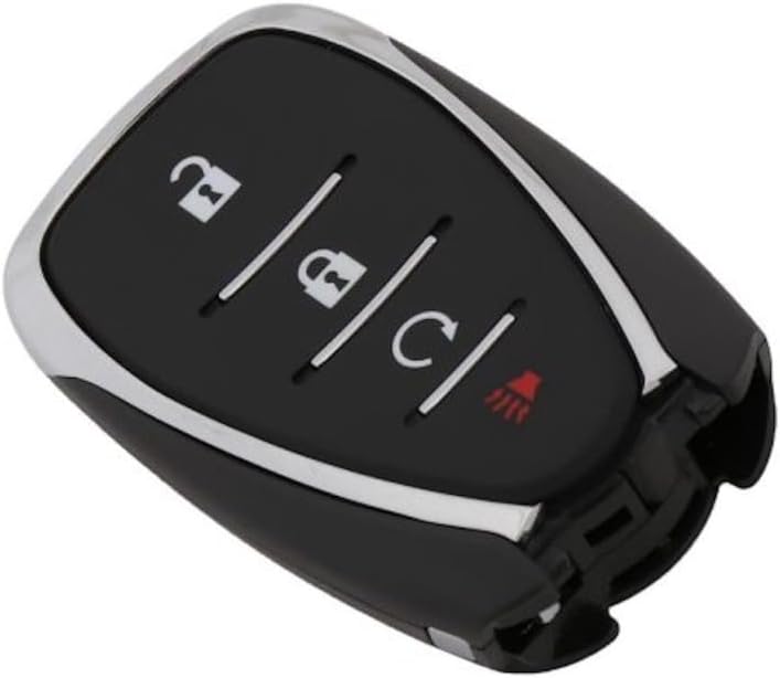 KarParts360 for Chevy Volt 2017 Keyless Entry Transmitter | Black | 5 Button | with Alarm System Remote Control