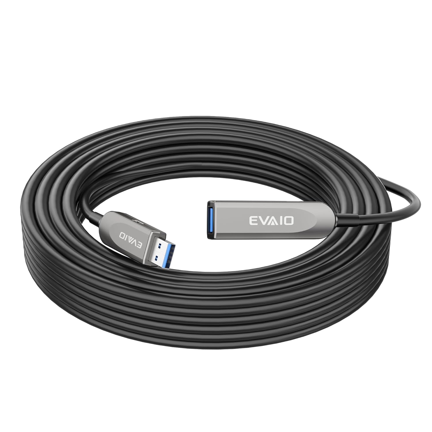 Fiber Optic USB Extension 100 Feet Cable,USB Extender, Support USB 3.0 & 2.0 & 1.1 &1.0, Type A Male to Female, High Speed 5Gbps Data Transfer.