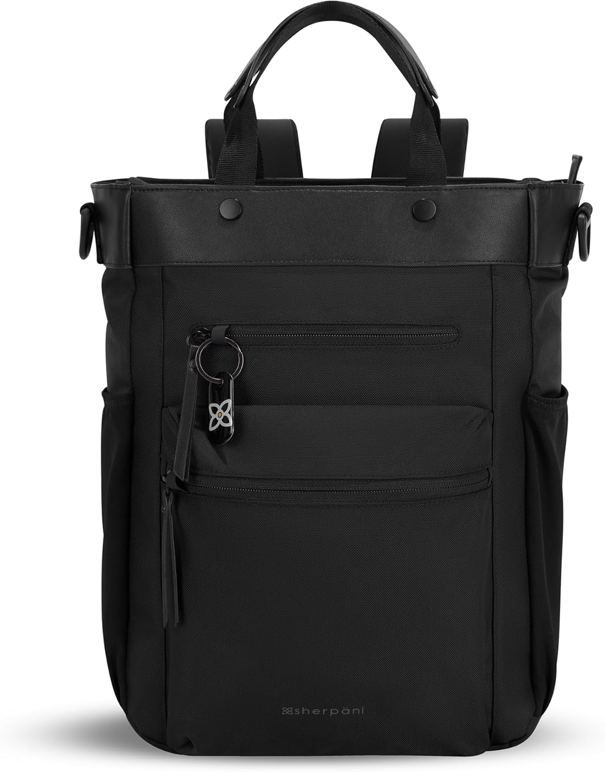 Sherpani Soleil, Anti Theft Convertible Backpack, 3 in 1 Tote Bag, Cross Body Purse, 18L Travel Backpack, Travel Gifts for Women, RFID Protection, Fits 13” Laptop (Carbon Lite)