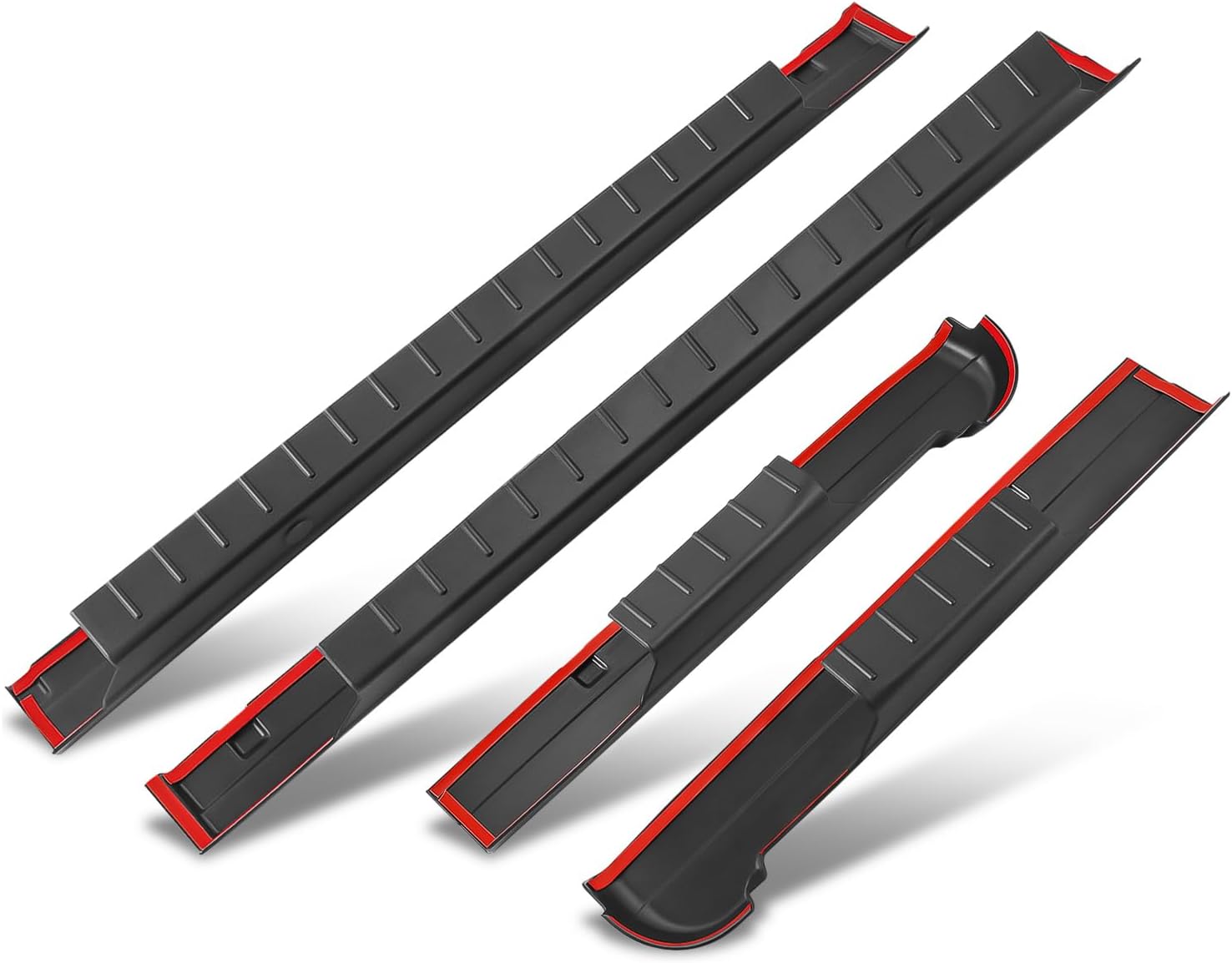 DNA MOTORING Trail Armor Rocker Panel Covers Compatible with 07-13 Silverado Sierra 1500/2500/2500HD/3500HD 6'6