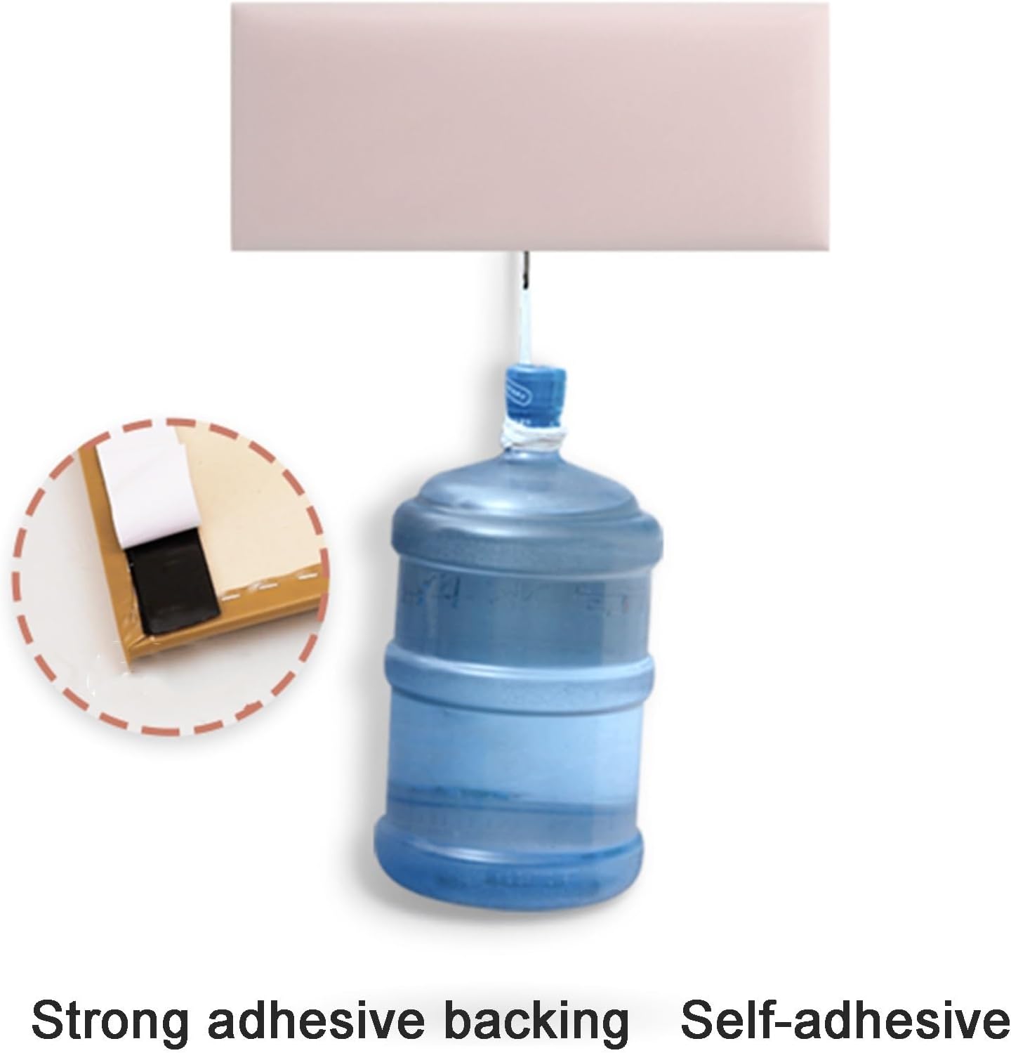 XPLKQXE 3D Ant-i-Collision Wall Padding, Self-Adhesive Headboard Panels, Wall Peel and Stick Headboard, Wall Mount Decorative Soundproof Wall Stickers, 3 Cm Thick(Brown+White,200x50cm)