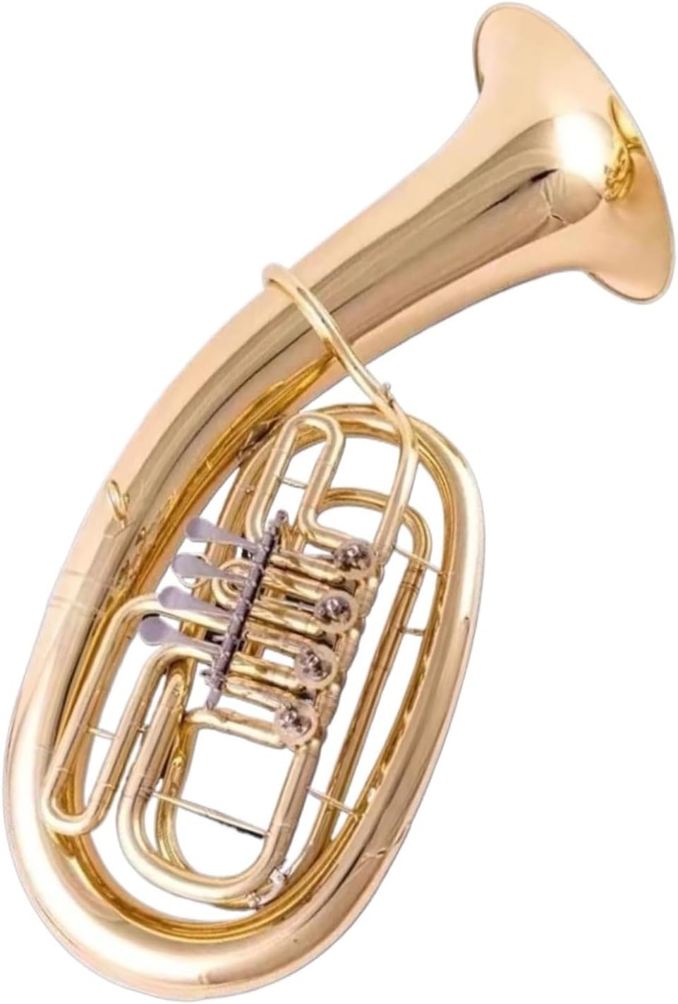 Beginner euphonium Japan Brass Gold-plated Baritono B-flat Tenor Professional-grade Euphon 4-key Euphonium Instrument Trumpet Horn(4keys)
