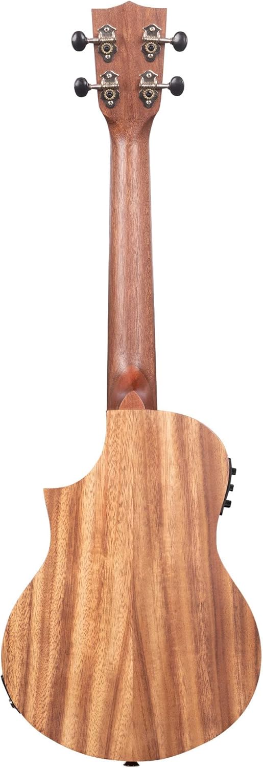 Teak Tri-Top Tenor Ukulele w/Cutaway & EQ
