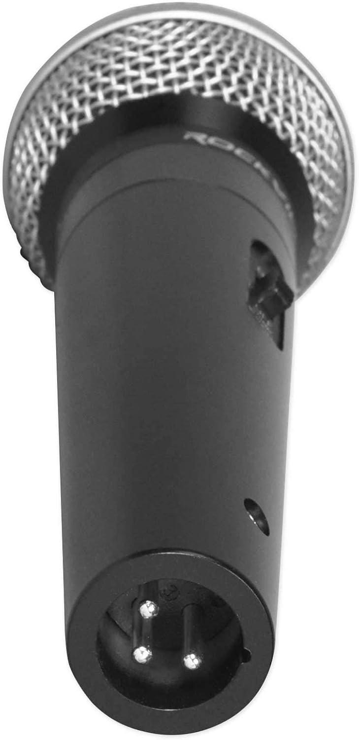 Mackie ProFX12v3 12-Channel Professional Effects Mixer w/USB ProFX12 v3 Bundle with Rockville RMC-3PK 3 Pack Metal Wired Vocal/Instrument/DJ MicrophoneswithMetal Case