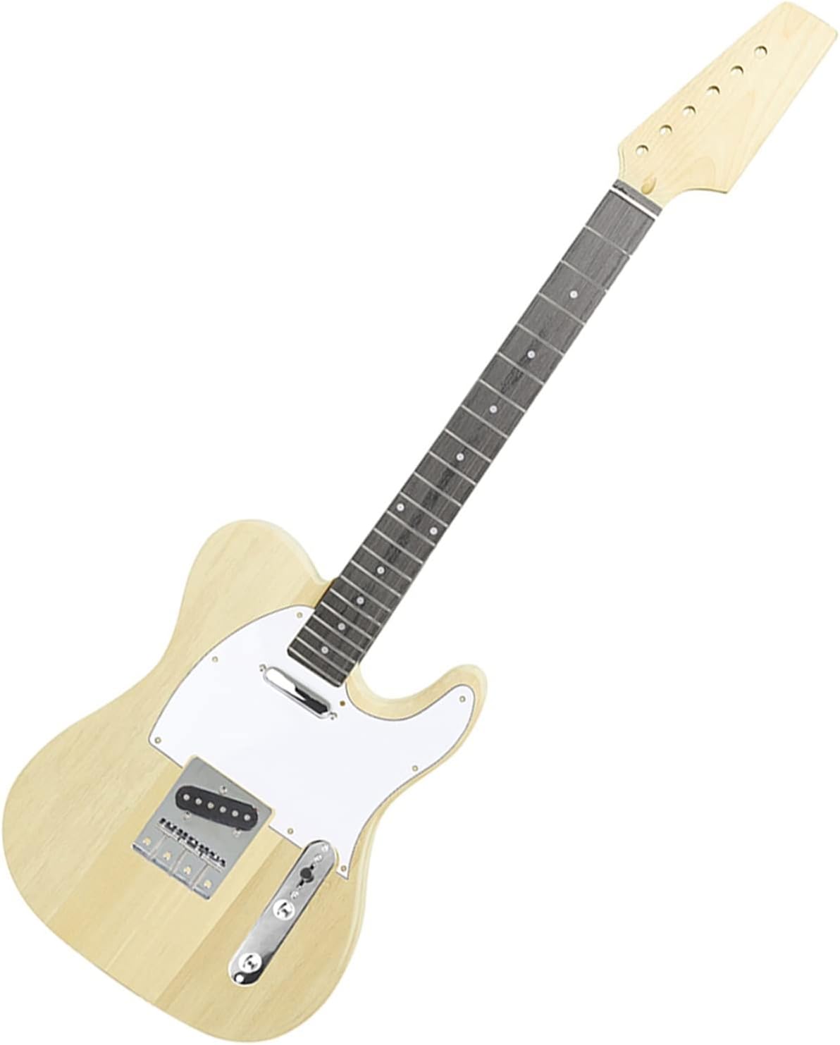 DIY Electric Guitar Kit Basswood Blank Surface Draw Freely Easy Installation Hand-Assembled Electric Guitar Kit (Color : 01)