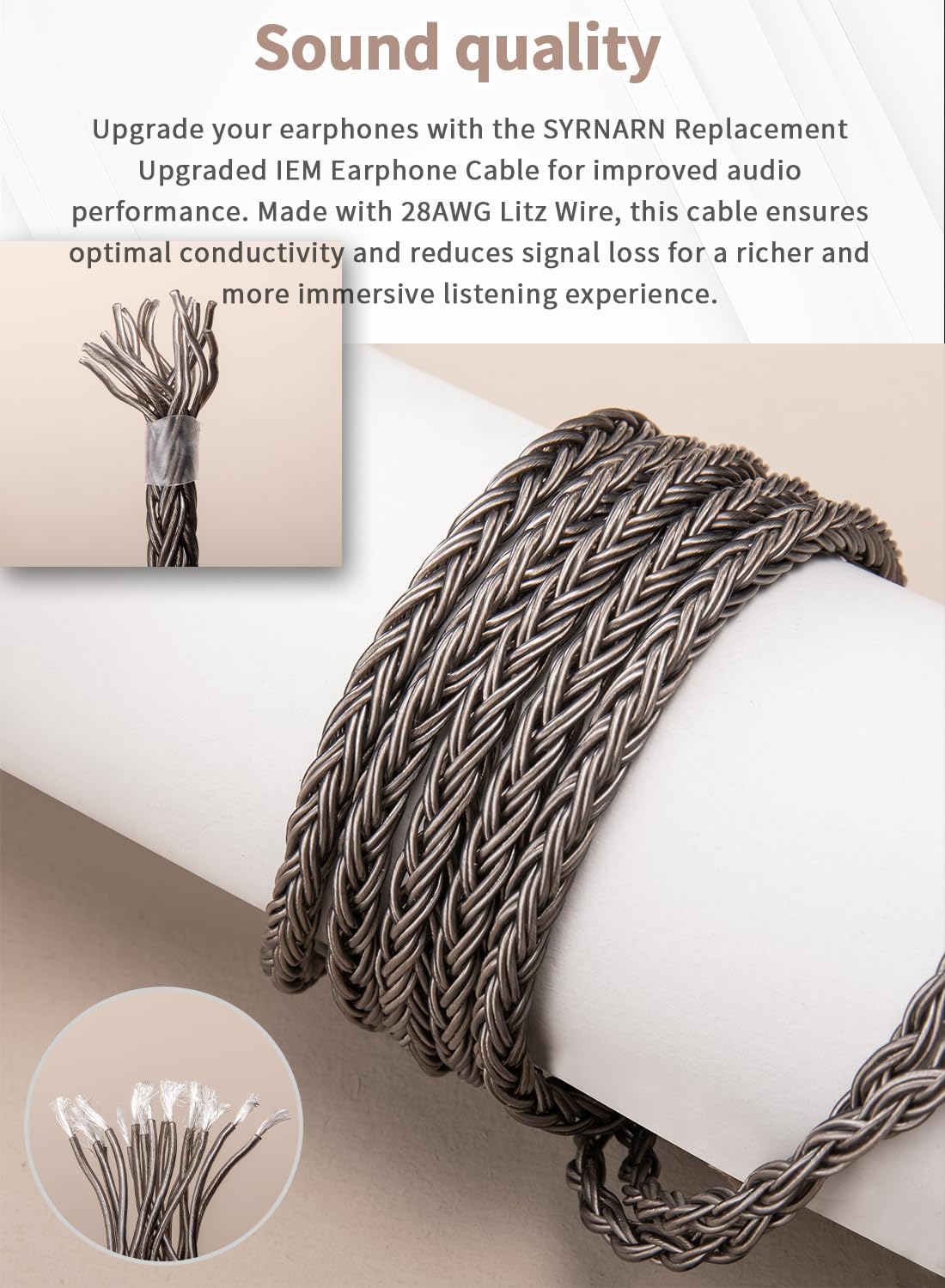 4 Pin XLR Balanced Replacement Audio Upgrade Cable Compatible with ATH-MSR7b, SR9, ATH-ESW990H, ES770H, ATH-ADX5000, AP2000Ti Headphones (with 4 Pin XLR Balanced, 3Meters/10ft)