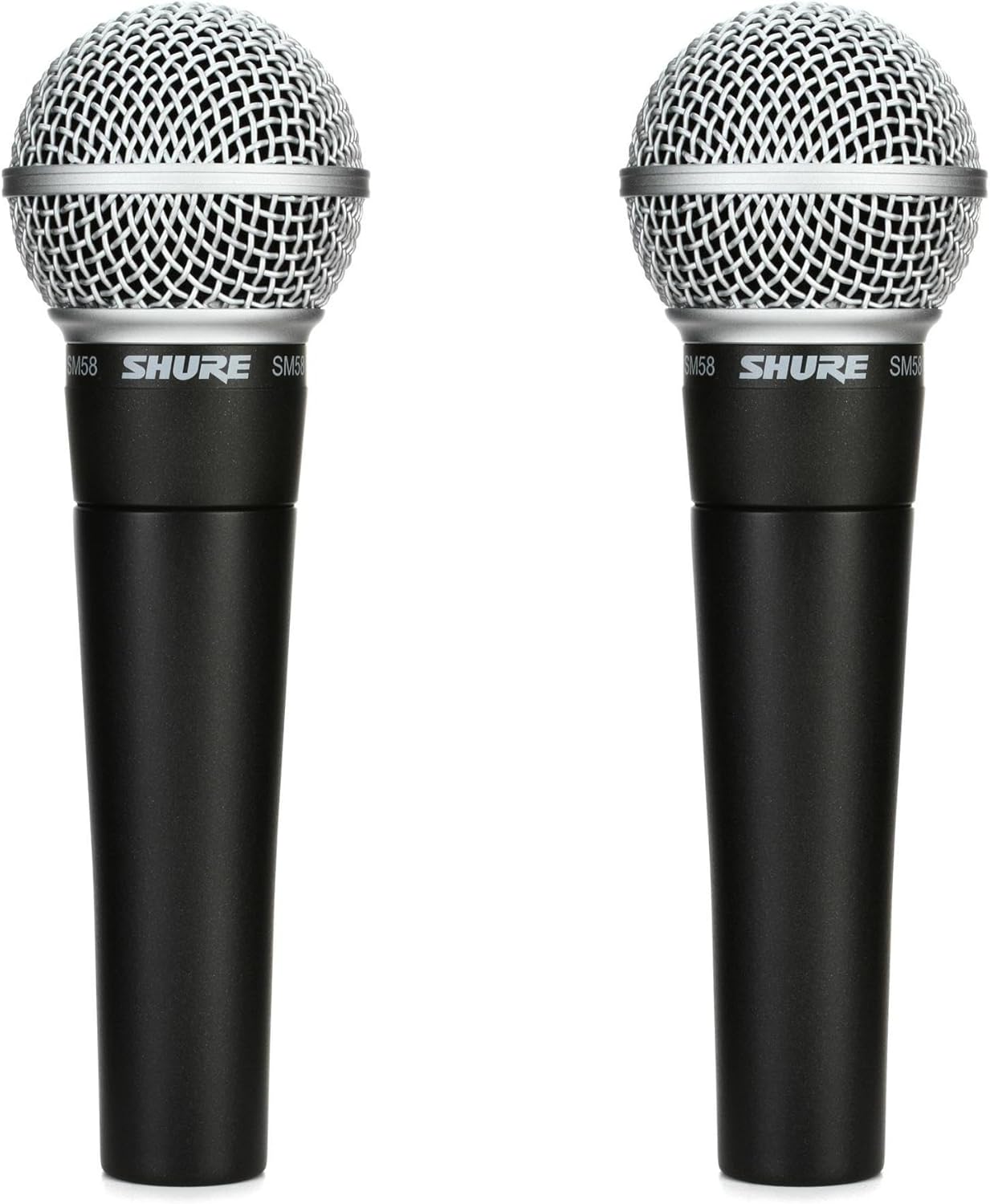 Shure SM58 Cardioid Dynamic Vocal Microphone (2-Pack)
