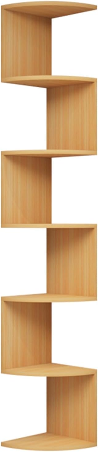 Corner Shelf, 7 Tier Floating Shelves for Wall, Wall Mount Corner Shelves for Bedrooms and Living Rooms, Easy-to-Assemble
