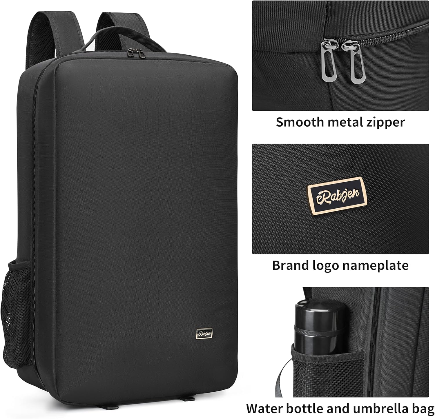 Rabjen DJ Backpack for Club Gigs, DJ Mixer Case Compatible with Pioneer DJ DDJ-REV1, DJ Controller, Novation Launchkey 37 Key Keyboard and More Equipment