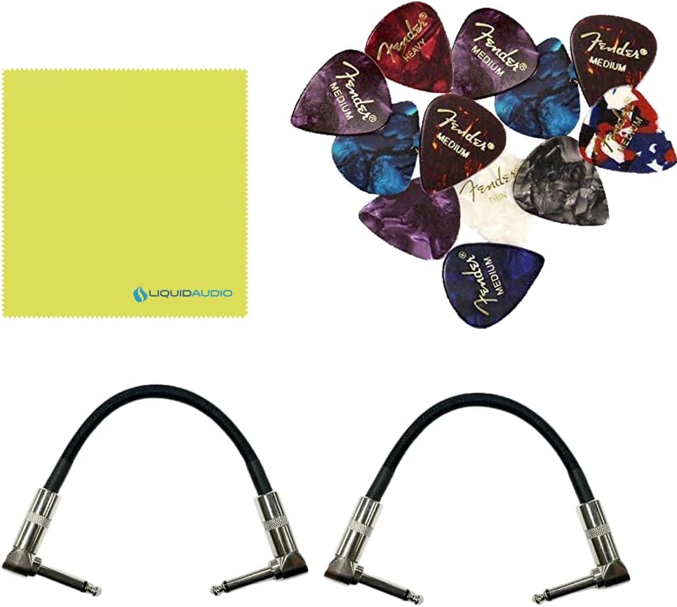 EarthQuaker Devices Astral Destiny™ An Octal Octave Reverberation Odyssey Bundle w/2x Strukture S6P48 Woven Right Angle Patch Cables, 12x Guitar Picks and Liquid Audio Polishing Cloth