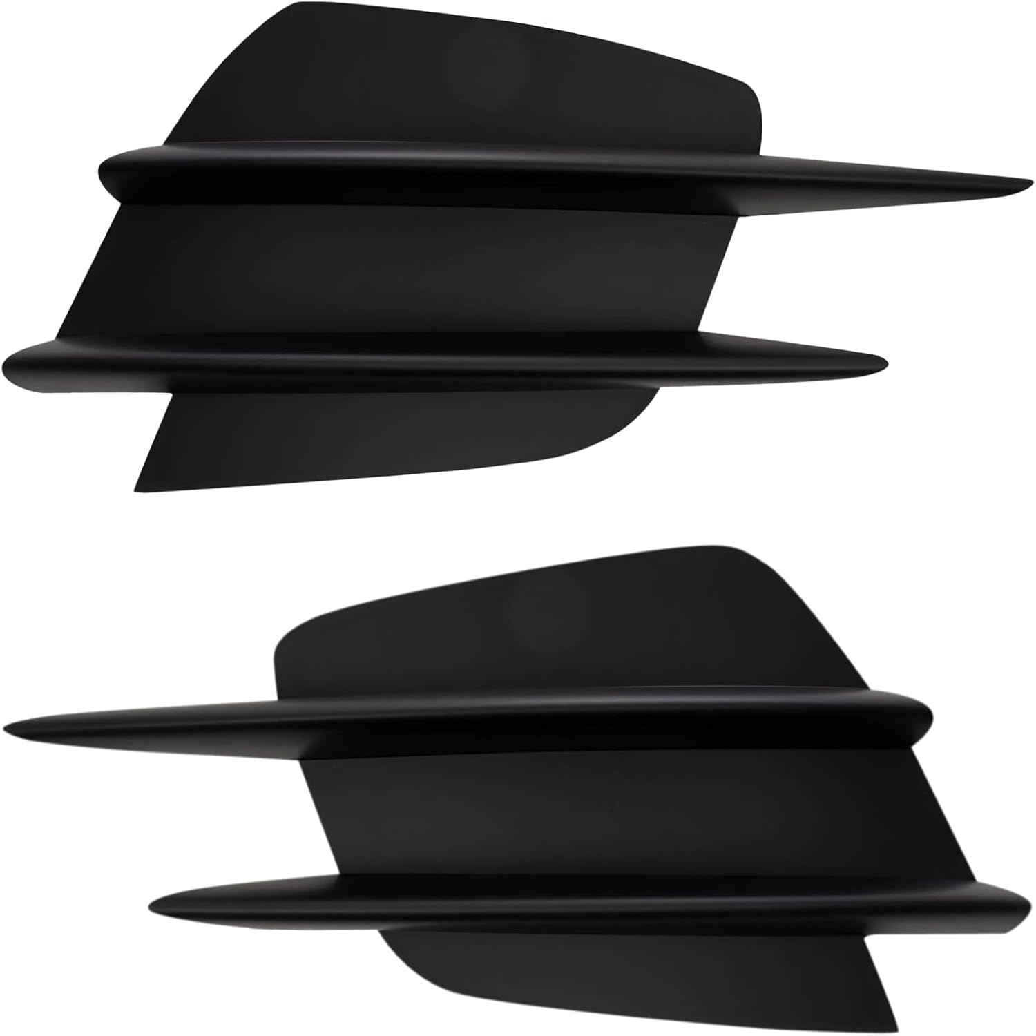 TRQ Front Driver & Passenger Side Outer Fog Light Hole Cover Set,Fog Light Cover Set Compatible with 2019-2023 Mercedes-Benz C300 MB1038205 MB1039205