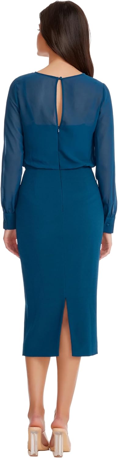 Dress The Population Womens Pilar Bodycon Midi Dress