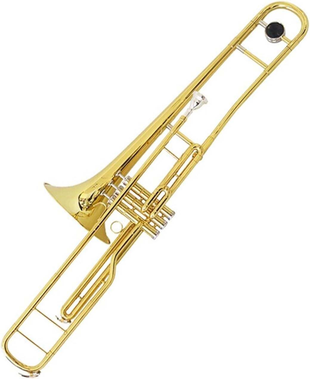 Professionals euphonium Instrument C-key Trombone Lacquered Gold Brass Bow Trombone Stage Performance Gold