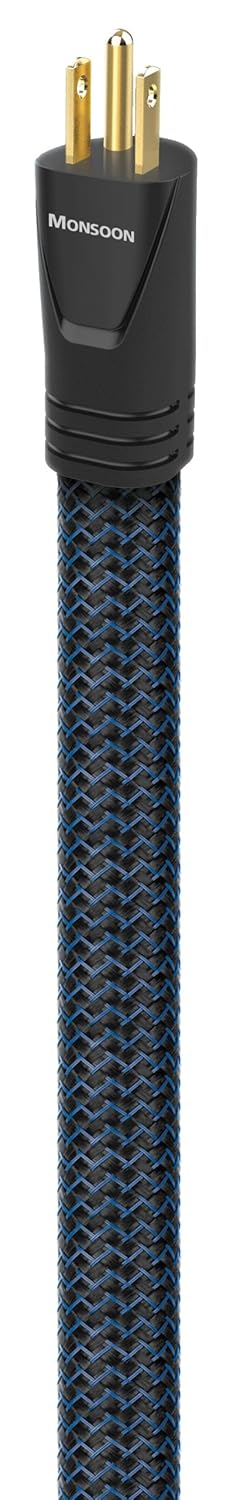 AudioQuest Monsoon Power Cable (1m, 1 x C19 > 1 x 3-Prong Wall Plug)