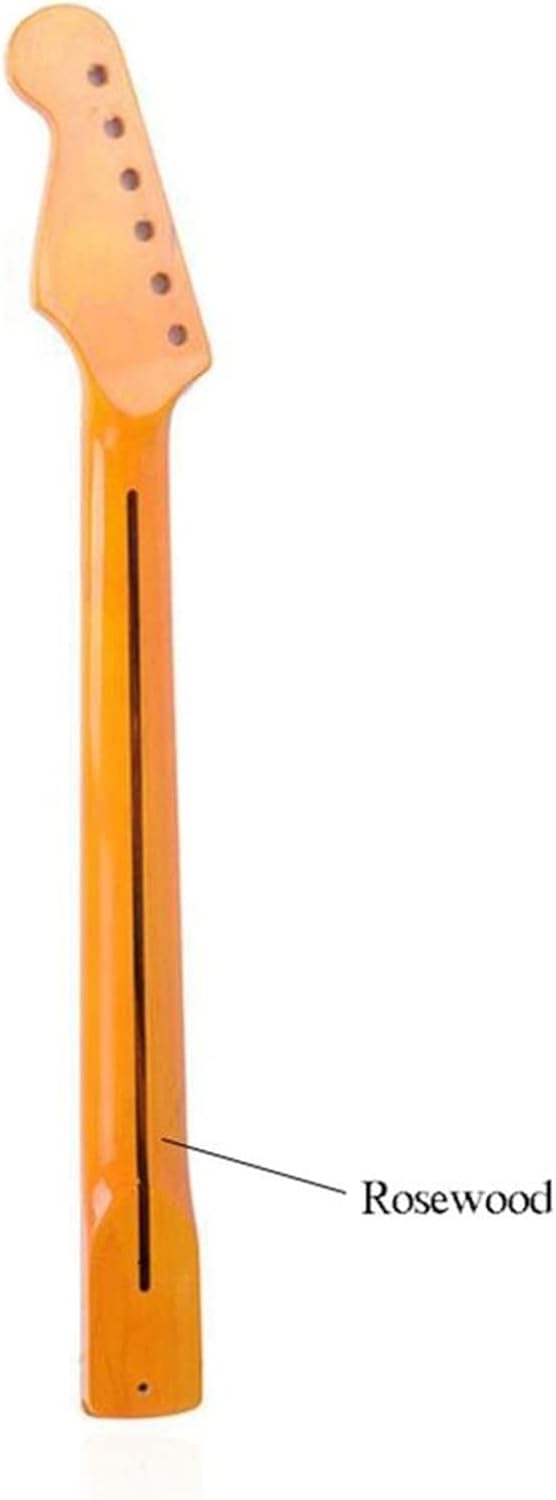 22 Electric Guitar Neck Handle Maple Fingerboard with Back Centerline for ST Guitar Neck Electric Guitar Neck