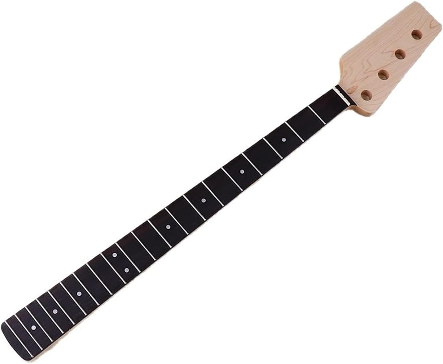ZUZU Left Hand 4 Strings Electric Bass Guitar Neck 20 Frets Canada Maple Wood Neck Unfinished Guitar Neck