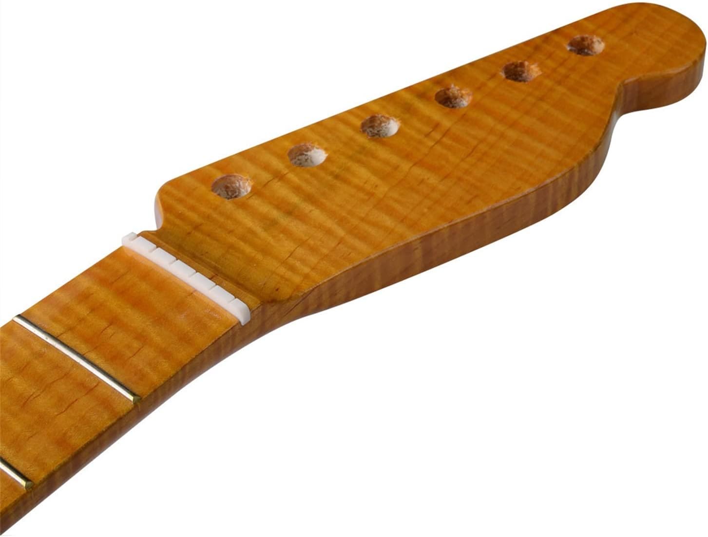 Electric Guitar Maple Handle Green Shell Tone Point Handle Maple for TL Electric Guitar Neck Unfinished Guitar Neck