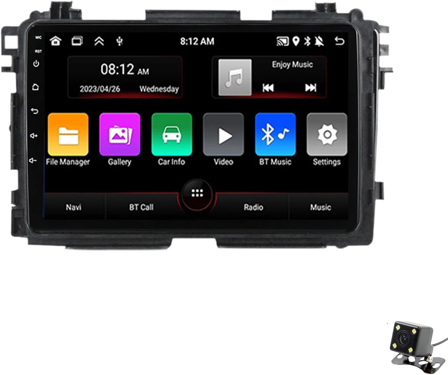 ADMLZQQ Double Din Car Stereo Multimedia with Bluetooth and 9
