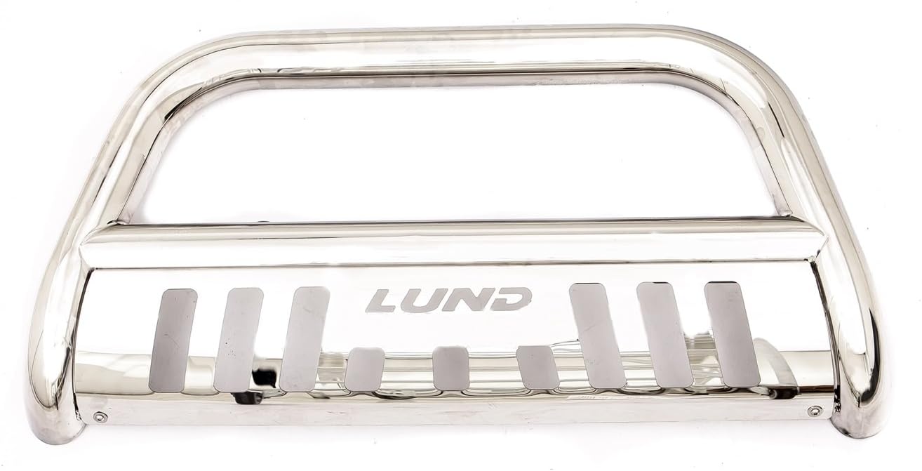 Lund 27021207 Stainless Steel Bull Bar with Integrated LED Light Bar