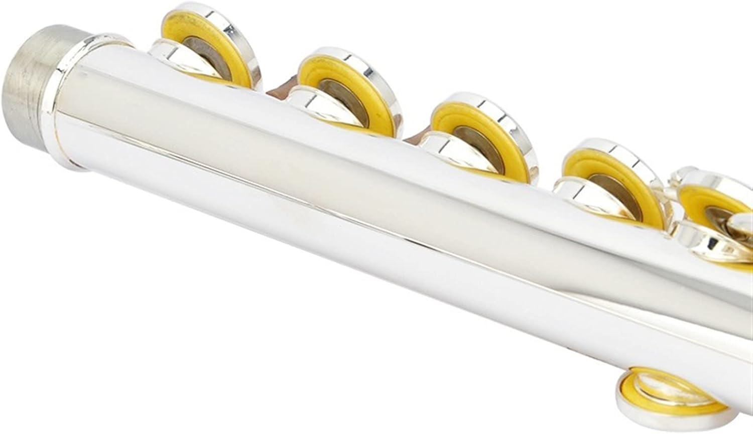 Flutes Musical Instrument Flute 16-Hole Closed-Hole Silver-Plated Musical Instrument C Tune E Key Beginner Standard Flute Wind Instrument