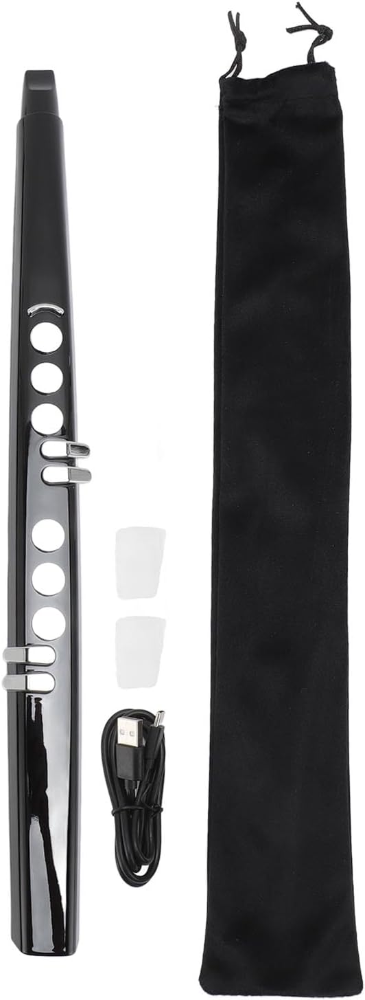 MIDI Electronic Saxophone, Adjustable Volume, 13 Tones, Digital Wind Instrument for Students and Adults, ABS Material