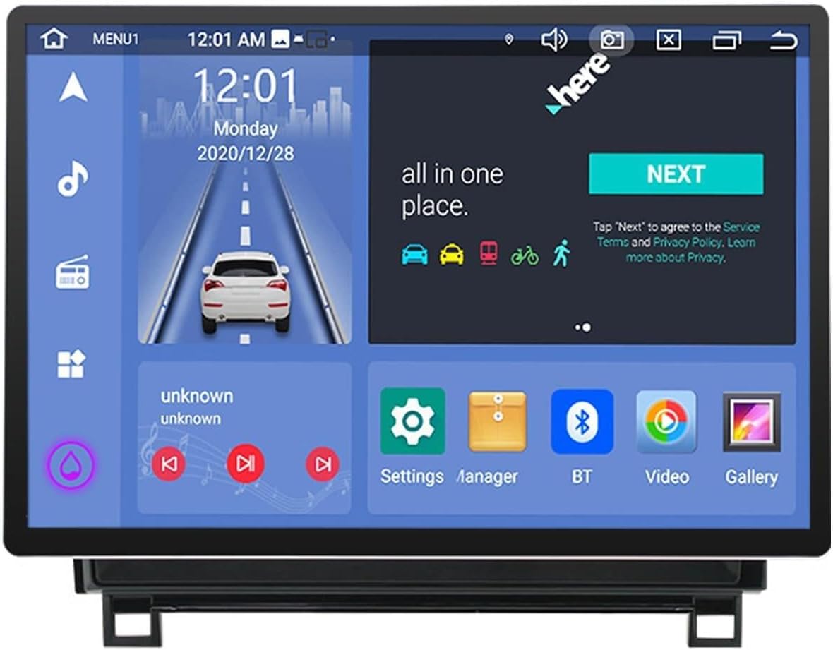 13.3 Inch Touchscreen Car Stereo Radio for Toyota Tundra 2006-2013/Sequoia 2013-2019, Android Multifunctional Touchscreen in-Dash Supports Bluetooth, GPS, CarPlay, Android Auto, Reverse (Size:8+256 G)