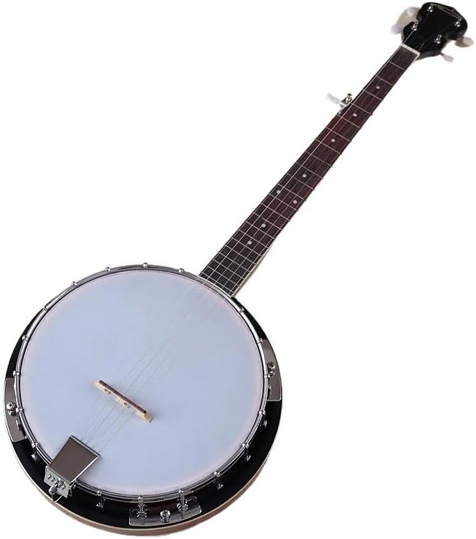 Five-String Ukulele Banjo with Matte Finish, Lightweight Portable Acoustic Instrument for Beginners(SKU-01-BZQ-095)