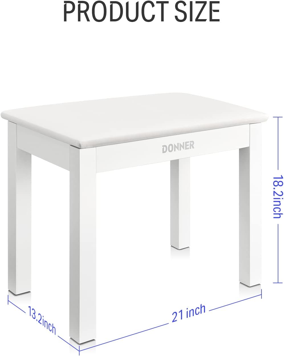 Donner DDP-80 PLUS Digital Piano + White Piano Bench