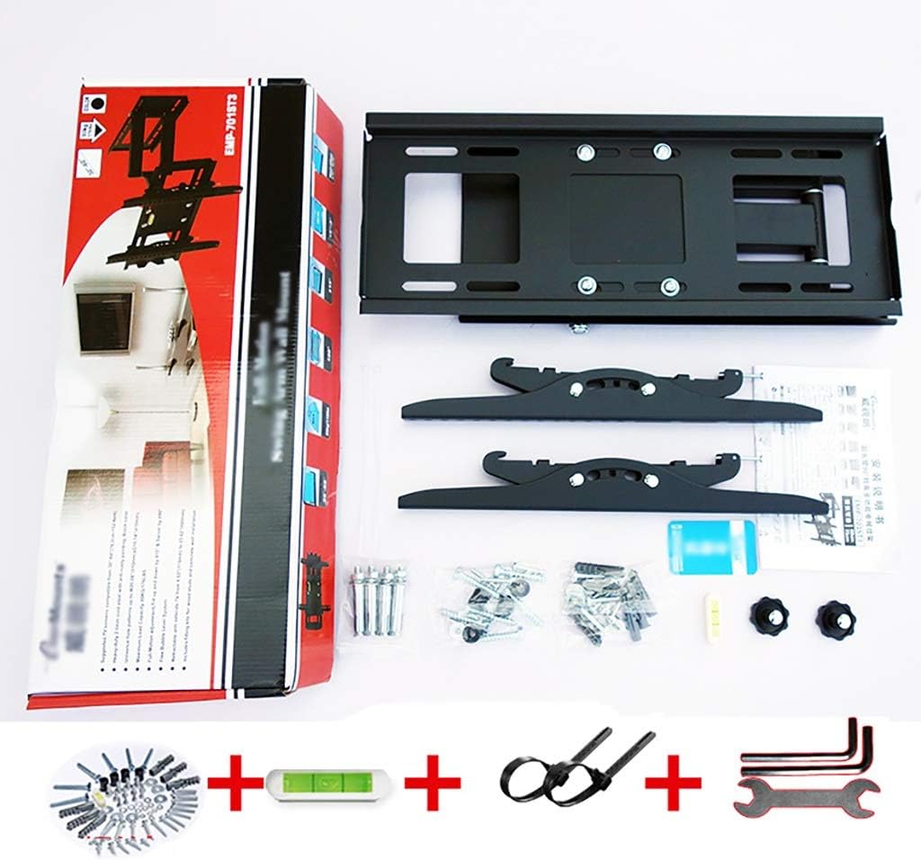 Swivel TV Stand for 32 60 Inch LED TVs Max Load 45kg Adjustable TV Rack with Tilt Wall Mount Bracket