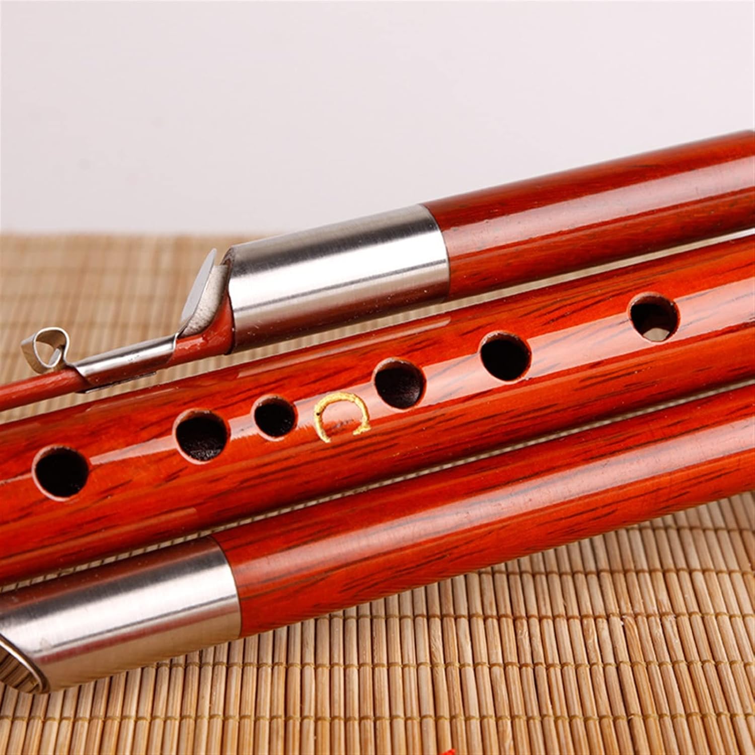 FLFL Hulusi Musical Instrument Cucurbit Silk Mahogany Set Cucurbit Silk Small D C Drop B G F