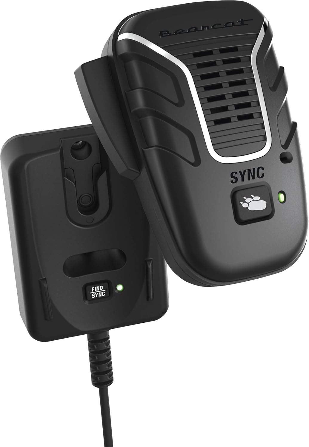 Uniden BC906W Wireless CB Microphone and Speaker in a single unit, Up to 100 Yard Range, Smart Power Save, Active Noise-Canceling Technology, Clear Quality Sound,Black