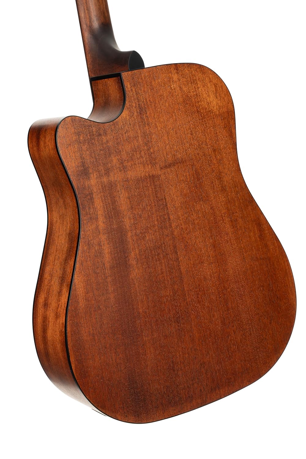 Cort EARTH60MCEOP Earth 60 Mahogany Solid Dreadnought Acoustic Electric Guitar, Open Pore