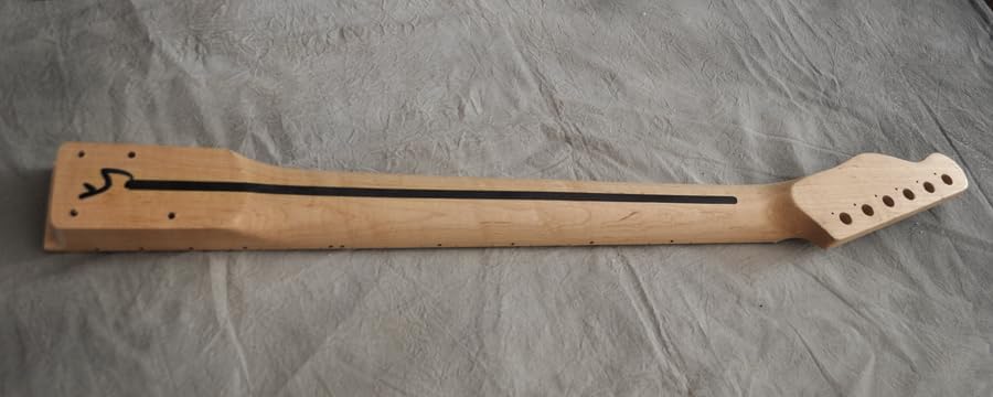 RSW DIY Electric Guitar Kit, Elm Body, Maple Neck, 6 Strings, Right-Handed, 25.5 Inch Scale Length