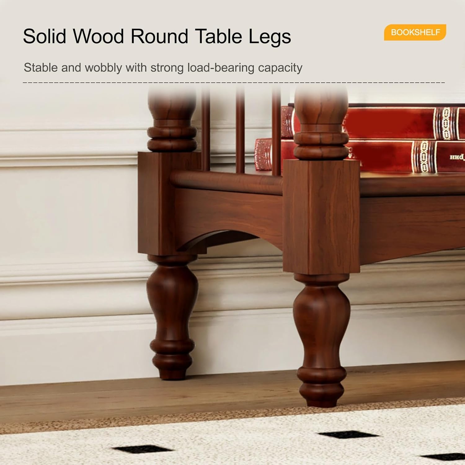 Open Bookshelf Farmhouse Bookcase Modern Display Book Shelf with Side Panels and Wood Frame, for Living Room Bedroom Office(White,80 * 192cm/31.5 * 75.6in)