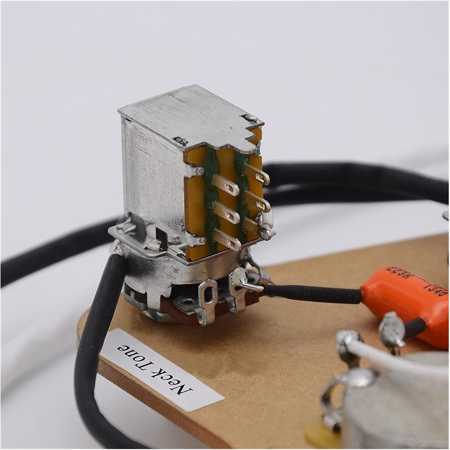 Double Coil Pickup 1 Set Passive Loaded Pre-Wired Electric Guitar Push Pull Wiring Harness Prewired Kit for LP SG Without Converter Pickups