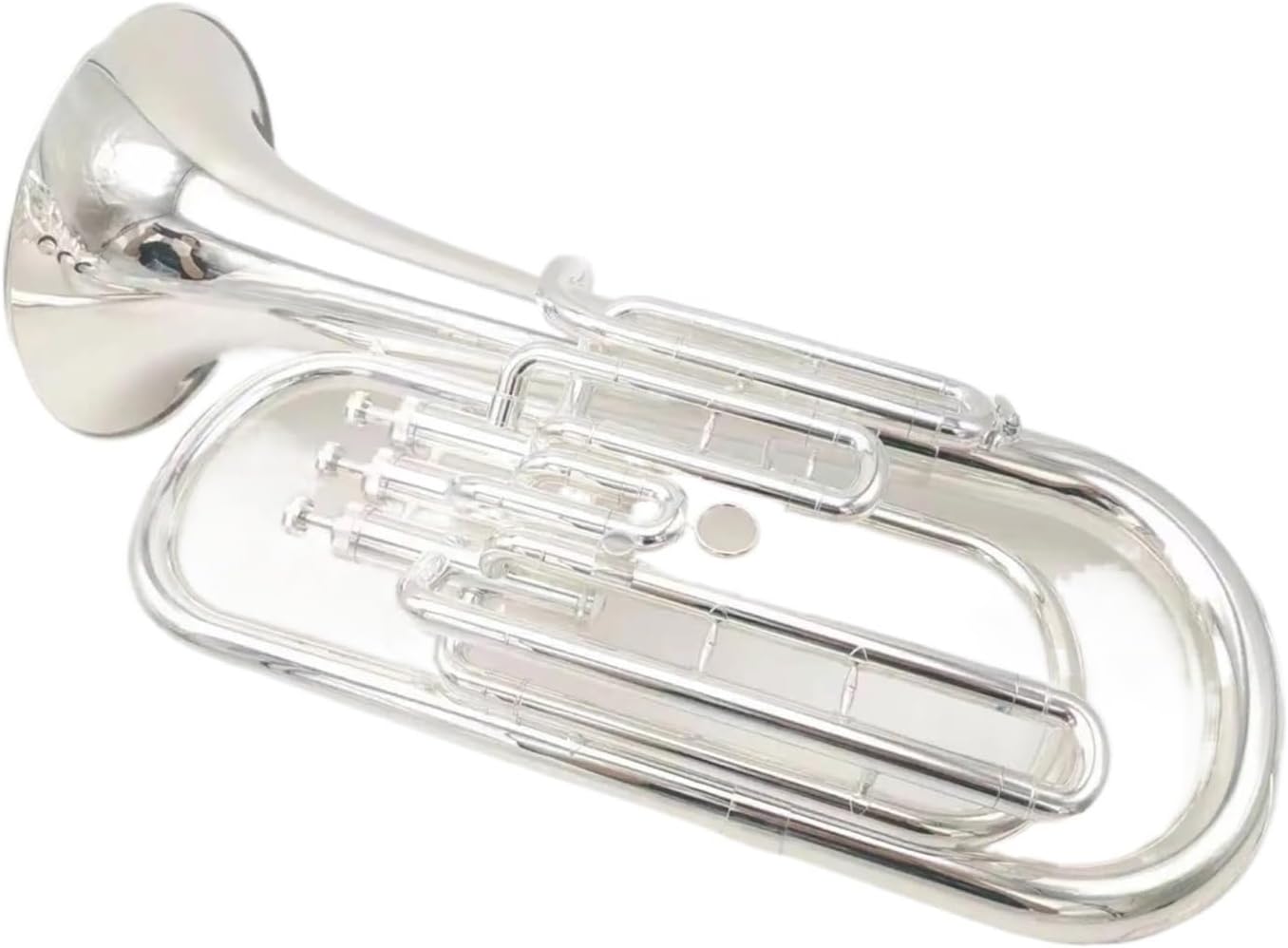 Beginner euphonium Brass Silver Plated Baritono B-flat Tenor Professional-grade Tone Three-key Euphonium Instrument Trumpet Horn