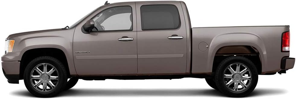 FE2-SILVERADO-CC Finished End Body Side Molding Compatible with Chevrolet Silverado, GMC Sierra - Black WA8555 (41)