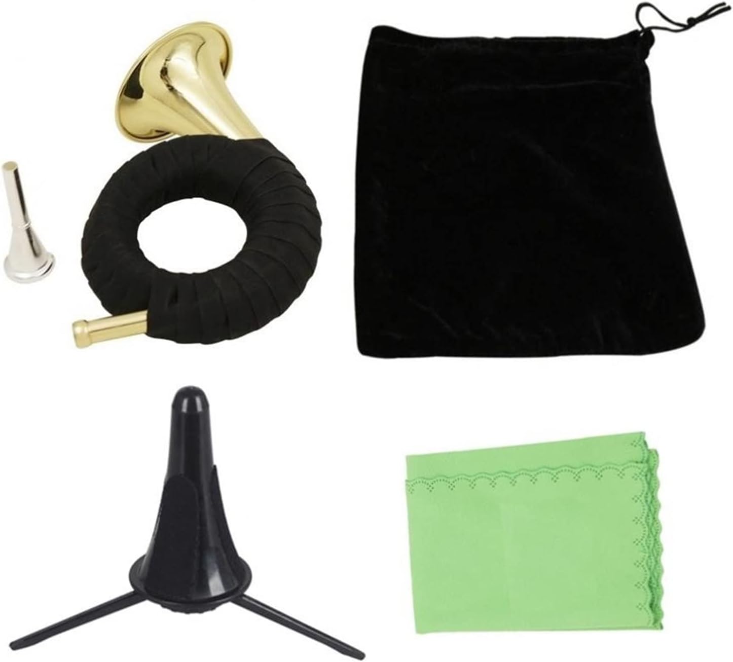 Saxophone Parts Durable Brass Wind Instrument with Carrying Bag Holder Cleaning Cloth