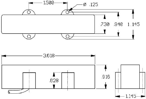 Seymour Duncan Basslines AJB-5 Active 5 String Jazz Bass pickup set