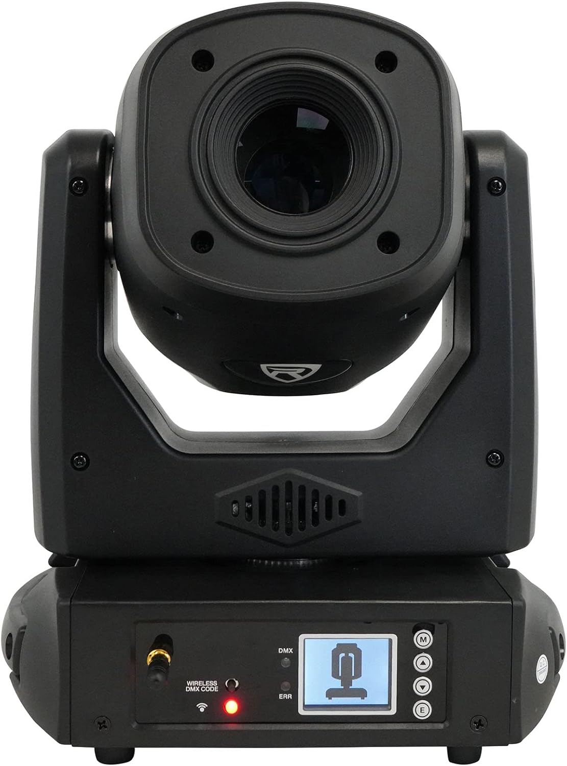 Rockville Rock SPOT 260W Moving Head Spot Light, Wireless DMX, Prism Effects, Rotating Gobos, for Stage and DJ Shows, 2-Piece