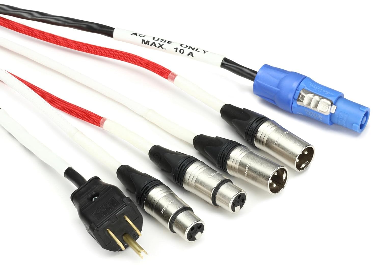 Proco Siamese Twin EC1 Dual XLR Audio + Edison to IEC Power Cable - 75-Foot