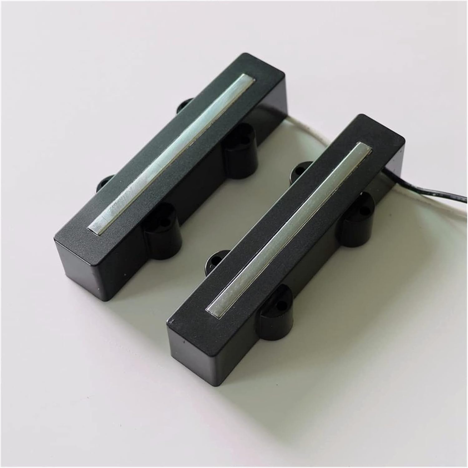 Double Coil Pickup 1 Set No Noise and Humcancelling 74mm 4 String J Bass Pickup Guitar Pickups Prewired