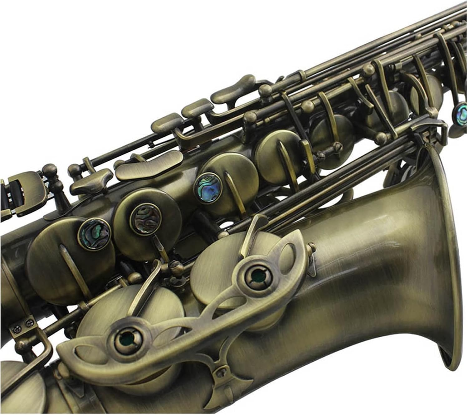 EB Alto Saxophone Woodwind Instrument Abalone Shell Key E Flat with Case Beginner Saxophone