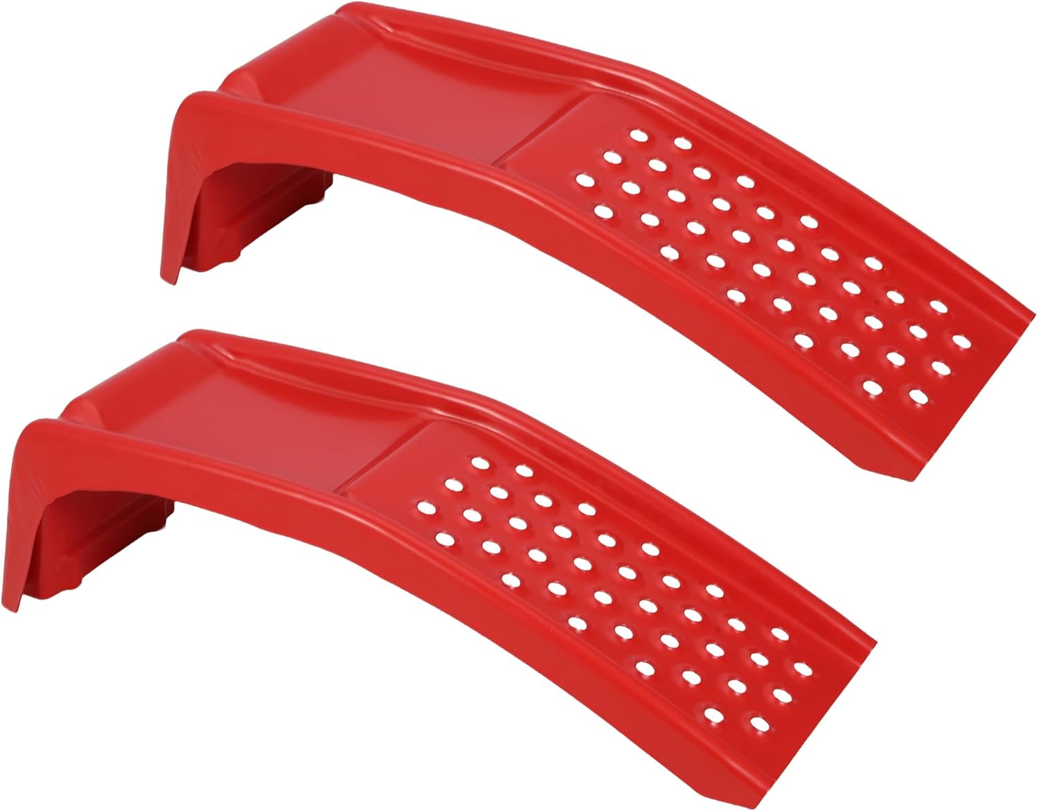 8 in Lift Steel Car Ramp, Heavy Duty Truck Ramps with Non-Slip Metal Ramp Pair, 2000 LBS Per Ramps for Oil Changes, Car Repair or Vehicle Maintenance