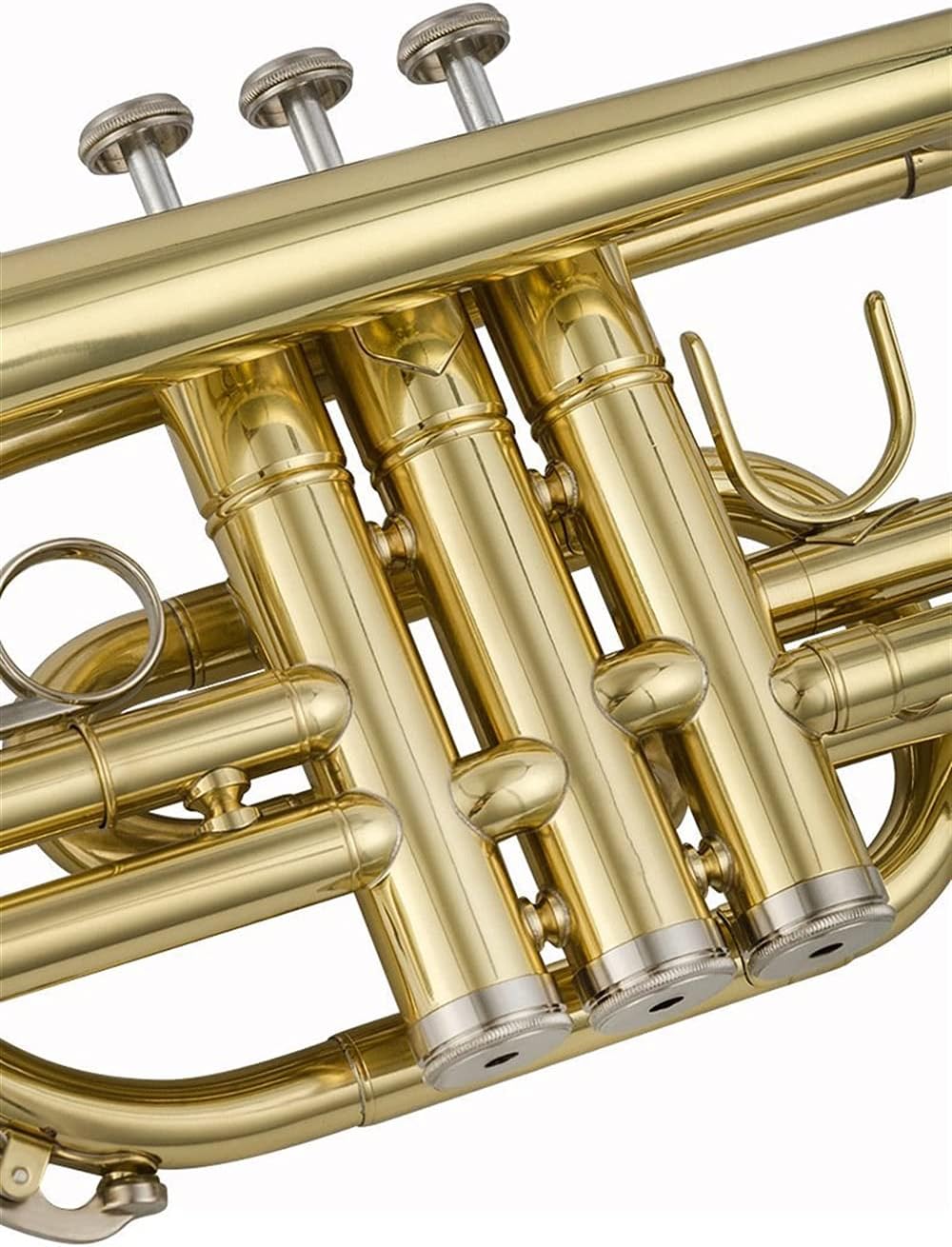 Student Trumpet The Transparent Trumpet Cornet with High and Low Bass is Suitable for Grading Examination and Professional Performance